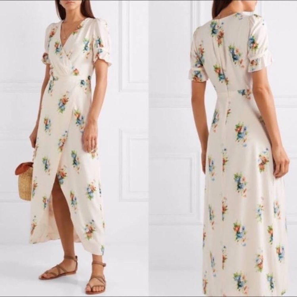 Madewell Ruffle Sleeve Maxi Dress - Floral